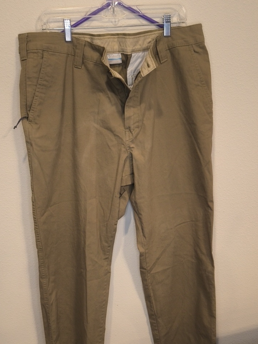 Columbia Men's Khaki Straight Chino Pants 40x32